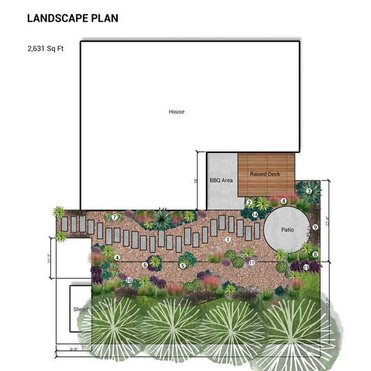 Back Yard Landscape Design